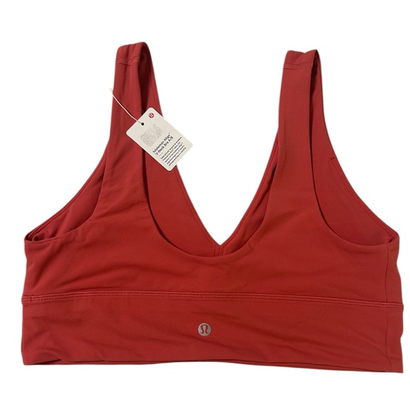 Lululemon Athletica Red V-Neck Sports Bra - Picture 2 of 3